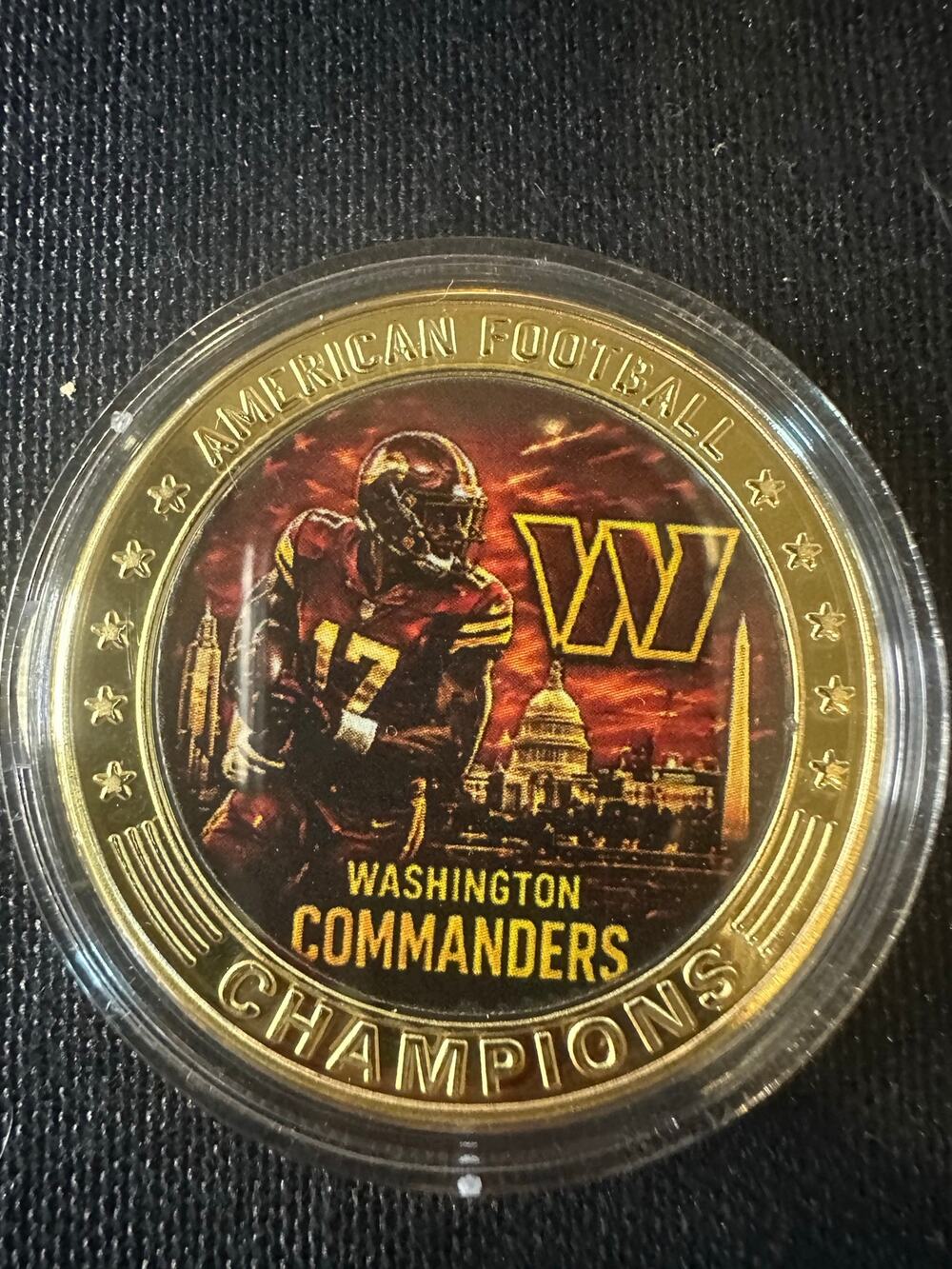 Washington Commanders 1 oz Collectible Coin NFL Football Fan Gift